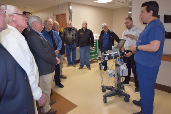 GBGH ultrasound machine discussion with Guys Who Care - April 2019