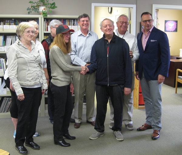 Donation presentation to Gateway Centre for Learning