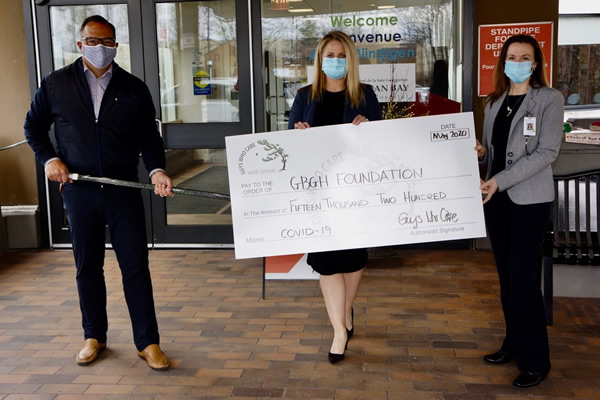 Guys Who Care Cheque Presentation to GBGH/GBGHF